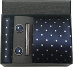 Classic 100% Silk Men’s Tie Set – Elegance in Gift Box