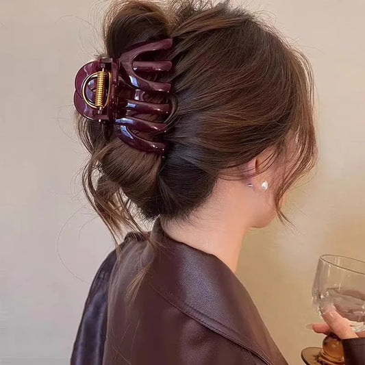 Elegant Multi-Layer Hair Claw – Distinctive Design for Refined Women