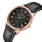 Geneva Men’s Classic Business Watch – Refined Elegance in Leather